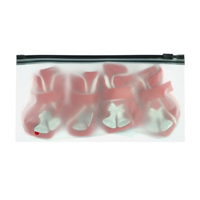 Ботинки для собак «Бубенцы», набор 4 шт., размер S, красные