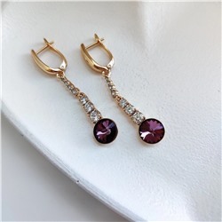 Серьги с кристаллами Swarovski