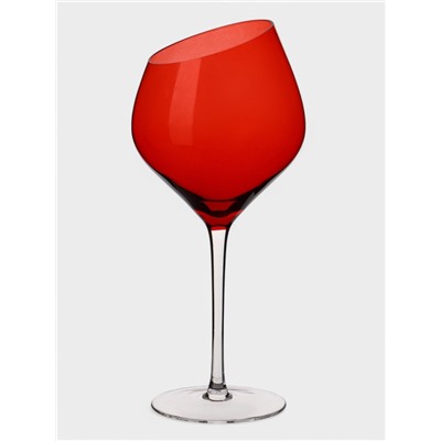 Бокал для вина Magistro «Иллюзия», 540 мл, 10×24 см, стекло, красный
