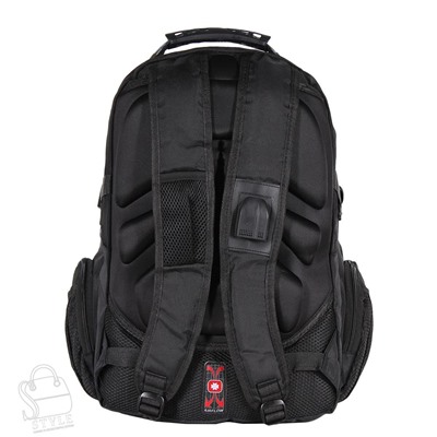 Рюкзак мужской текстильный 1877W black Whiff