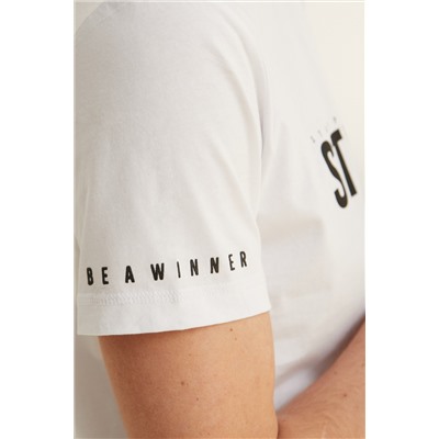 Фуфайка (футболка) муж BeGood SS23MJ294 белый