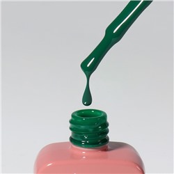 Гель лак для ногтей, однотонный, трехфазный, 10 мл, LED/UV, зелёный (279)