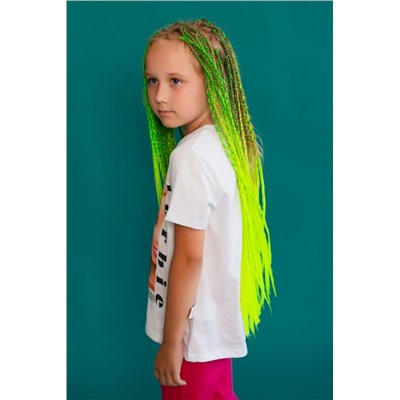 Футболка 22766 Barbie кор. рукав (Белый)