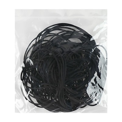 Банковская резинка 60 мм 50 г deVENTE TOTAL BLACK, черные