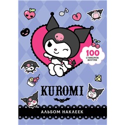 АСТ . "Kuromi. Альбом наклеек (фиолетовый)"