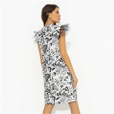 Платье прямого кроя, Обезоруживающий образ