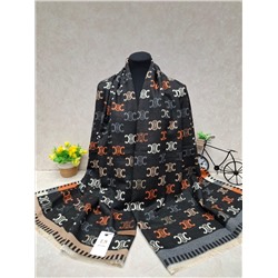 Тёплый палантин из кашемира, мультицвет