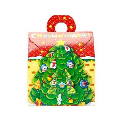 Сладкий новогодний подарок «Игрушечный домик», детский, 500 г