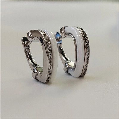 Серьги с керамикой