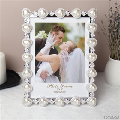 Фоторамка 15x20 Сердце / CZ-081-2C /уп 60/