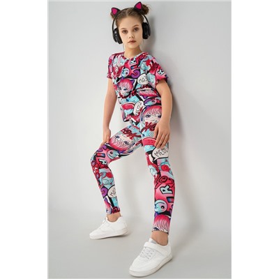 Летний костюм из бамбука для девочки Happyfox