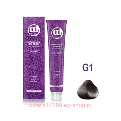 CD Крем-краска для волос с витамином С G1 графит 100 мл