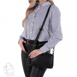 Сумка женская кожаная 5555VG black  Vitelli Grassi