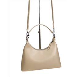 Женская сумка из искусственной кожи, цвет молочный