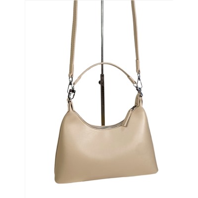 Женская сумка из искусственной кожи, цвет молочный