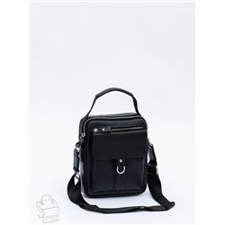 Сумка мужская кожаная 8208H black Heanbag