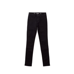 Высокая посадка CONTE CON-96 Моделирующие черные джинсы с высокой посадкой