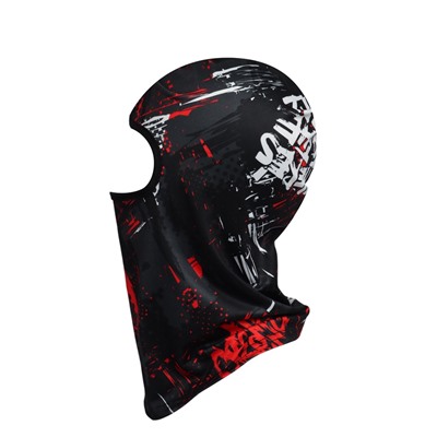 Маска-балаклава Crazy, размер универсальный, чёрная