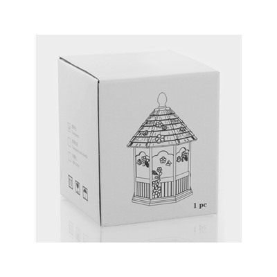 Конфетница стеклянная «Беседка», 300 мл