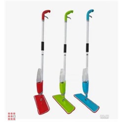 Швабра спрей в упаковке, насадка на липучке  микрофибра