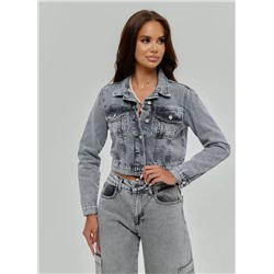 Женская куртка джинсовая укороченная CRACPOT
