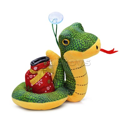 Мягкая игрушка "Змея с копилкой", русская песенка