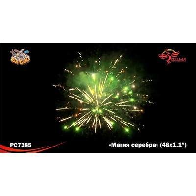 Фейерверк РС7385 Магия серебра (1,1" х 48)