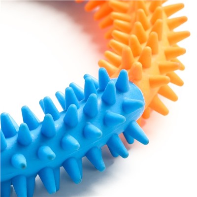 Жевательная игрушка для собак «Кусочек счастья», 15 см, разноцветная