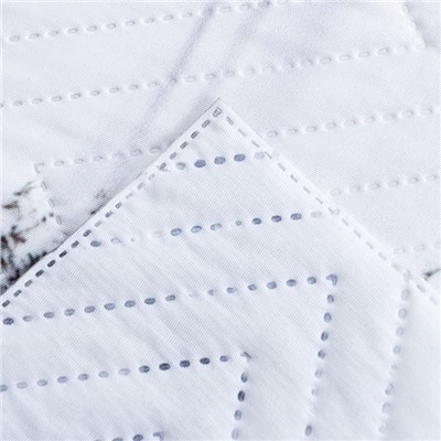 Покрывало 2 сп «Этель» Snow forest, 180×210 см, микрофибра