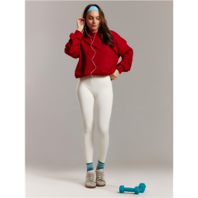 Легинсы спортивные женские MINAKU, белые, размер 48