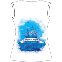 Женская футболка Крым-парусник 711