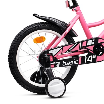 Велосипед 14" Rocket Basic, цвет розовый