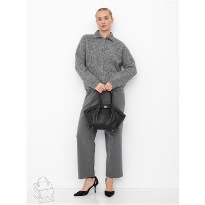 Сумка женская кожаная 2346-2Y black  Polina&Eiterou  в Новосибирске