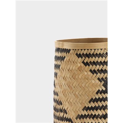 Корзина плетёная из бамбука, 20×20×42 см