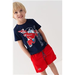 Комплект трикотажный для мальчиков: фуфайка (футболка), шорты PLAYTODAY, 1239659