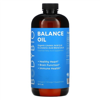 BodyBio, Balance Oil, Organic Linoleic Acid and Linolenic Acid Blend, 16 fl oz (473 ml)