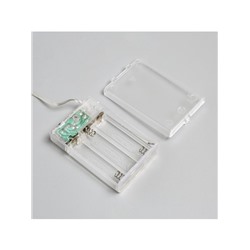 Гирлянда «Конский хвост» 10 нитей по 1 м, IP20, серебристая нить, 100 LED, 2 режима, батарейки AAх3 (нет в комплекте), свечение мульти