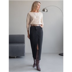 Джинсовая юбка из плотной эластичной джинсы 13OZ.