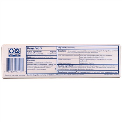 Arm & Hammer, Truly Radiant, Clean & Fresh Toothpaste, Spearmint, 4.3 oz (121 g)