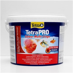 Корм TetraPro Colour для рыб, чипсы для окраса, 10 л., 2.1 кг