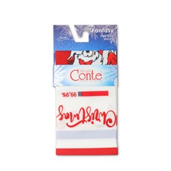 Носки женские CONTE Носки с новогодними рисунками FANTASY 70