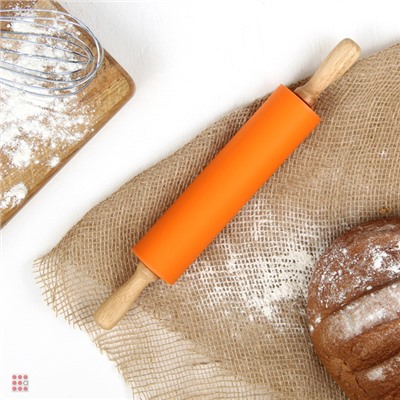 VETTA Скалка силиконовая 43х5см, 3 цвета