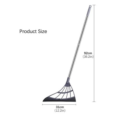 Швабра силиконовая скребок веник водосгон для пола и окон