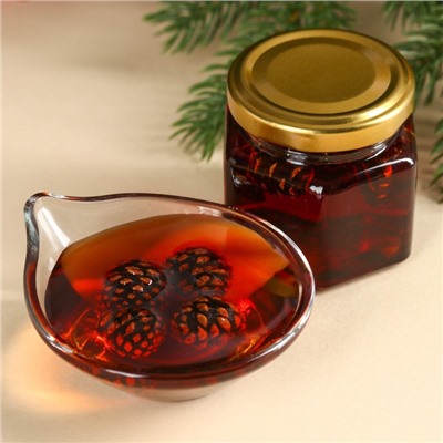 Подарочный набор новогодний «Тайны матушки зимы»: сбор трав 3 шт. × 20 г, варенье из сосновых шишек, 100 мл.