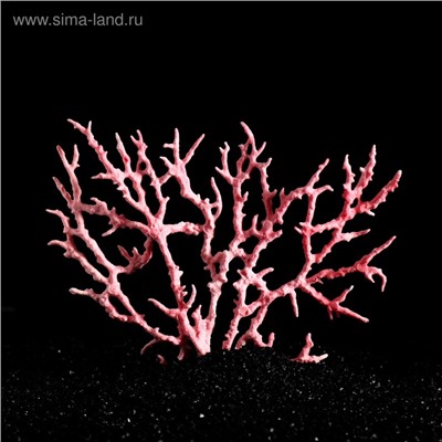 Коралл пластиковый большой 24.5×4×19 см, розовый
