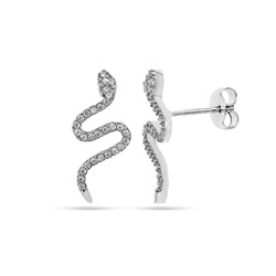 Серьги из серебра куб.циркон., Тцс99