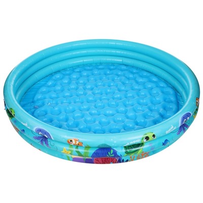 Бассейн надувной «На волне: Морской мир», 146×25 см, с надувным дном