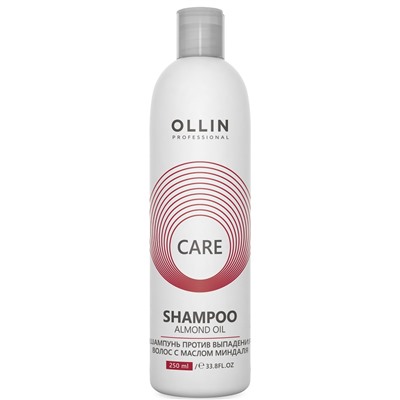 OLLIN CARE Шампунь против выпадения волос с маслом миндаля 250 мл