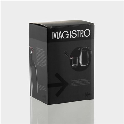 Заварочный чайник Magistro «Мехико», 750 мл, пластиковое сито, стекло