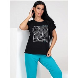 Костюм "Иллюжн-блэк" (Изумрудный)